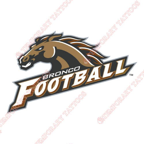 Western Michigan Broncos Customize Temporary Tattoos Stickers NO.6990